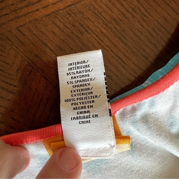 Ruby Rd womens blue & white flowy blouse size medium. Great condition - Picture 5 of 7